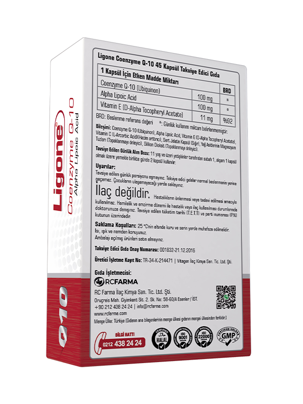 Ligone Coenzyme Q-10 45 Kapsül