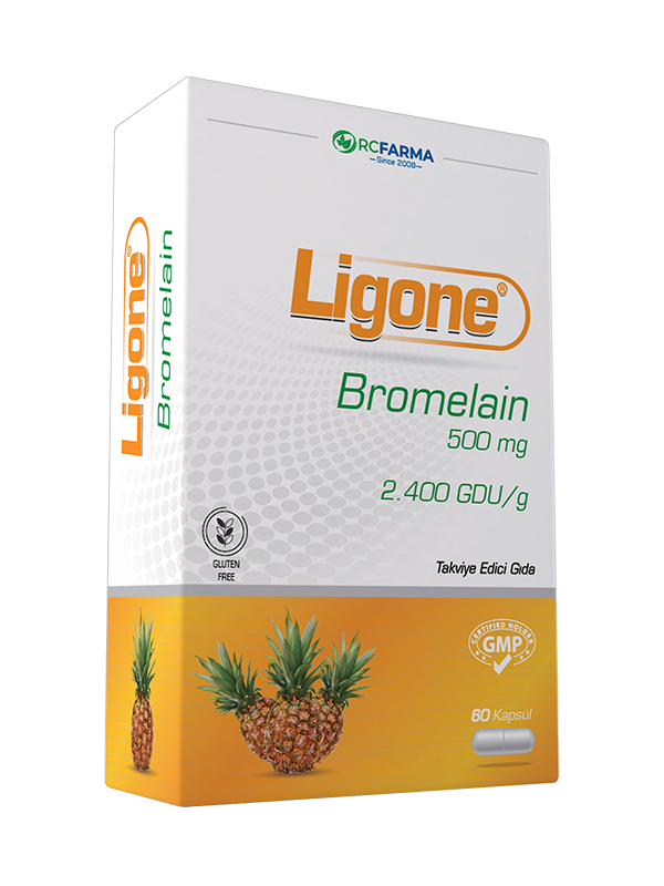 Ligone Bromelain 60 Kapsül