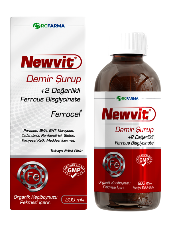 Newvit Demir Şurup 200 ml